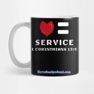 Love Equals Service Mug